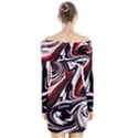 Modern Art Design Fantasy Surreal Long Sleeve Off Shoulder Dress View2