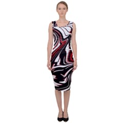 Modern Art Design Fantasy Surreal Sleeveless Pencil Dress by Ravend