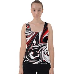 Modern Art Design Fantasy Surreal Velvet Tank Top by Ravend