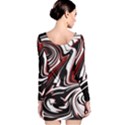 Modern Art Design Fantasy Surreal Long Sleeve Bodycon Dress View2