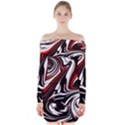 Modern Art Design Fantasy Surreal Long Sleeve Off Shoulder Dress View1