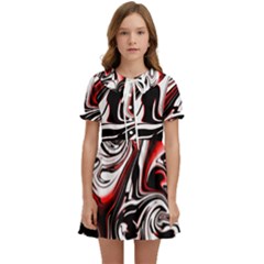 Modern Art Design Fantasy Surreal Kids  Sweet Collar Dress by Ravend