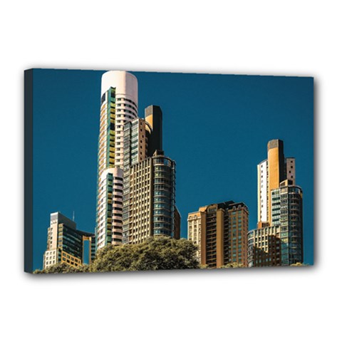 Puerto Madero Cityscape, Buenos Aires, Argentina Canvas 18  X 12  (stretched) by dflcprintsclothing