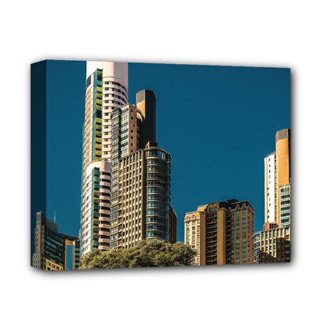 Puerto Madero Cityscape, Buenos Aires, Argentina Deluxe Canvas 14  X 11  (stretched) by dflcprintsclothing