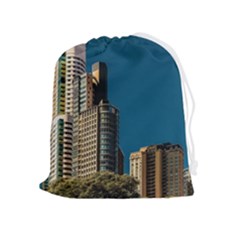 Puerto Madero Cityscape, Buenos Aires, Argentina Drawstring Pouch (xl) by dflcprintsclothing