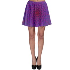 Geometric Pattern-line Art Skater Skirt by Ravend