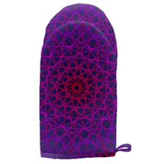 Geometric Pattern-line Art Microwave Oven Glove by Ravend