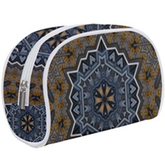 Rosette Mandala Ornament Wallpaper Make Up Case (large) by Ravend