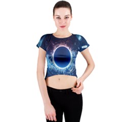 Artificial Intelligence Ai Crew Neck Crop Top by Ravend