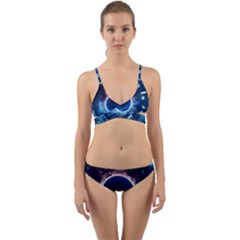 Artificial Intelligence Ai Wrap Around Bikini Set by Ravend