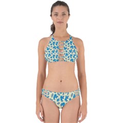 Rose Floral Seamless Pattern Perfectly Cut Out Bikini Set by Ravend