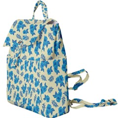 Rose Floral Seamless Pattern Buckle Everyday Backpack by Ravend