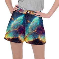 Abstract Galactic Wallpaper Ripstop Shorts by Ravend