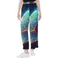 Abstract Galactic Wallpaper Women s Pants  by Ravend