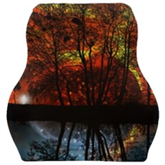 Space Nature Fantasy Trees Car Seat Velour Cushion  by Ravend