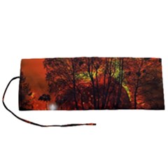 Space Nature Fantasy Trees Roll Up Canvas Pencil Holder (s) by Ravend