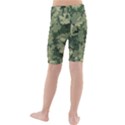 Green Leaves Camouflage Kids  Mid Length Swim Shorts View2