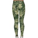 Green Leaves Camouflage Classic Yoga Leggings View2