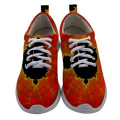 Fractal Mandelbrot Set Pattern Art Women Athletic Shoes by Ravend