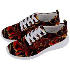 Modern Art Design Fantasy Surreal Orange Men s Lightweight Sports Shoes by Ravend