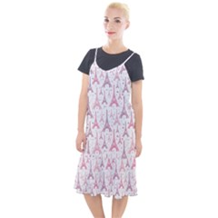 Eiffel Tower Pattern Wallpaper Camis Fishtail Dress by Ravend