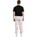 Eiffel Tower Pattern Wallpaper Men s Elastic Waist Pants View2