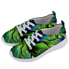 Fractal Art Pattern Abstract Women s Lightweight Sports Shoes by Ravend