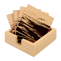 Ocean Sunset Sea Ocean Sunset Bamboo Coaster Set