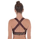 Fractal Pattern Geometric Pattern Cross Back Sports Bra View2