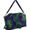 Abstract Art Fractal Canvas Crossbody Bag View1