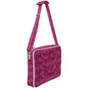 Elegant pink floral geometric pattern Cross Body Office Bag View2