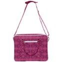 Elegant pink floral geometric pattern Cross Body Office Bag View3