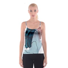 Abstract T- Shirt Abstract 35 Spaghetti Strap Top by maxcute