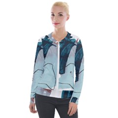 Abstract T- Shirt Abstract 35 Velvet Zip Up Jacket by maxcute