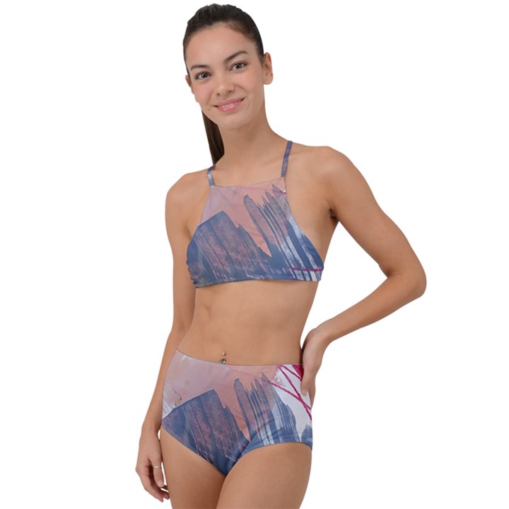 Abstract T- Shirt Abstract 40 High Waist Tankini Set