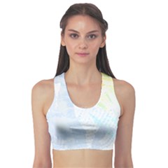 Abstract T- Shirt Abstract 43 Sports Bra by maxcute