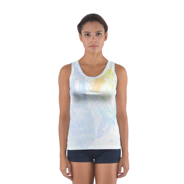 Abstract T- Shirt Abstract 43 Sport Tank Top 