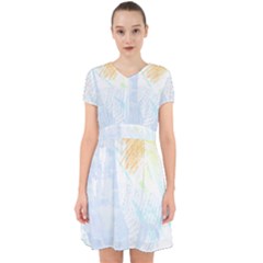 Abstract T- Shirt Abstract 43 Adorable In Chiffon Dress by maxcute