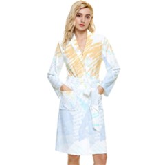 Abstract T- Shirt Abstract 43 Long Sleeve Velour Robe by maxcute