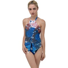 Abstract T- Shirt Abstract 6 Go With The Flow One Piece Swimsuit by maxcute