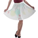 Abstract T- Shirt Abstract Cactus T- Shirt A-line Skater Skirt View1