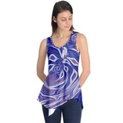 Abstract T- Shirt Abstract Colourful Aesthetic Beautiful Dream Love Romantic Retro Dark Design Vinta Sleeveless Tunic by maxcute