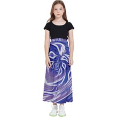 Abstract T- Shirt Abstract Colourful Aesthetic Beautiful Dream Love Romantic Retro Dark Design Vinta Kids  Flared Maxi Skirt by maxcute