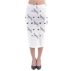 Abstract T- Shirt Abstract Watercolor Design N  4 T- Shirt Midi Pencil Skirt by maxcute