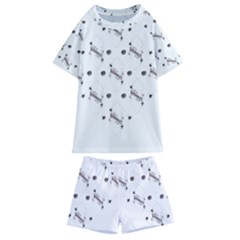 Abstract T- Shirt Abstract Watercolor Design N  4 T- Shirt Kids  Swim Tee And Shorts Set by maxcute