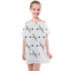 Abstract T- Shirt Abstract Watercolor Design N  4 T- Shirt Kids  One Piece Chiffon Dress by maxcute