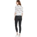 Abstract T- Shirt Abstract Watercolor Design N  4 T- Shirt Quarter Sleeve Blouse View2