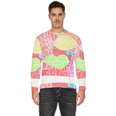 Abstract T- Shirt Aksara T- Shirt Men s Fleece Sweatshirt by maxcute