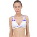 Abstract T- Shirt Blockage T- Shirt Classic Banded Bikini Top View1