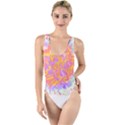 Abstract T- Shirt Circle Beauty In Abstract T- Shirt High Leg Strappy Swimsuit View1